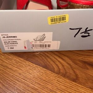 Solar Coral Nubuck Heels